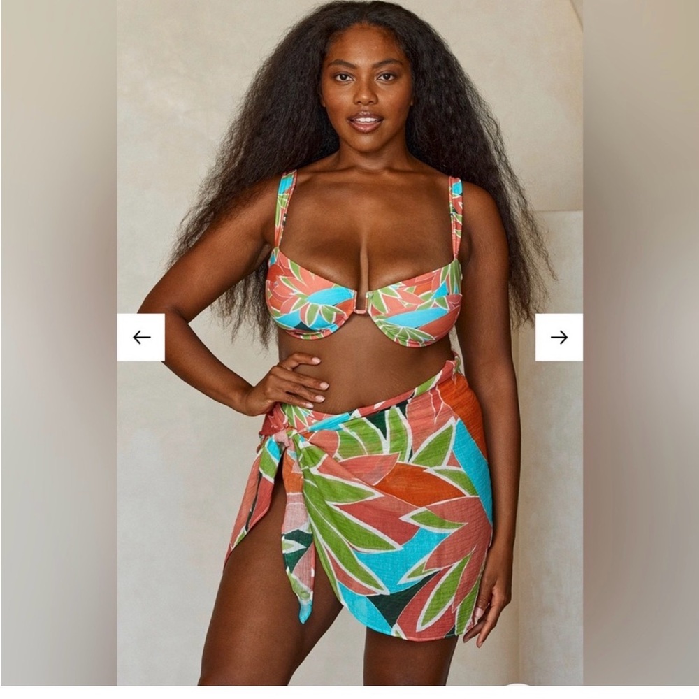 Monday Swim - Bird of Paradise Sarong